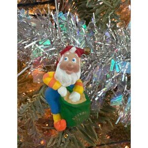 Hallmark Keepsake Rudolphs Helper Reindeer Treats Elf Ornament 1996 Miniature